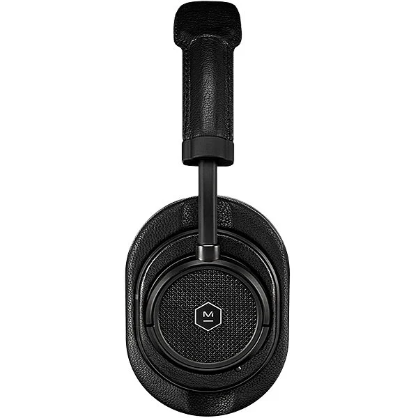 Master & Dynamic MW50+ Wireless Bluetooth Over-Ear Headphone with Mic - Black Metal / Black Leather