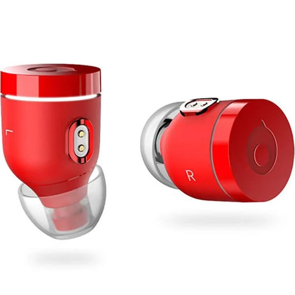 crazybaby Air (NANO) True Wireless Bluetooth In-Ear Earphone with Mic - Red