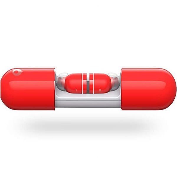 crazybaby Air (NANO) True Wireless Bluetooth In-Ear Earphone with Mic - Red crazybaby Air (NANO) True Wireless Bluetooth In-Ear Earphone with Mic - Red