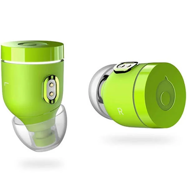 crazybaby Air (NANO) True Wireless Bluetooth In-Ear Earphone with Mic - Volt Green