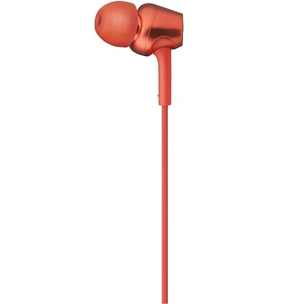 Sony MDR-EX255AP In-Ear Earphone with Mic - Red
