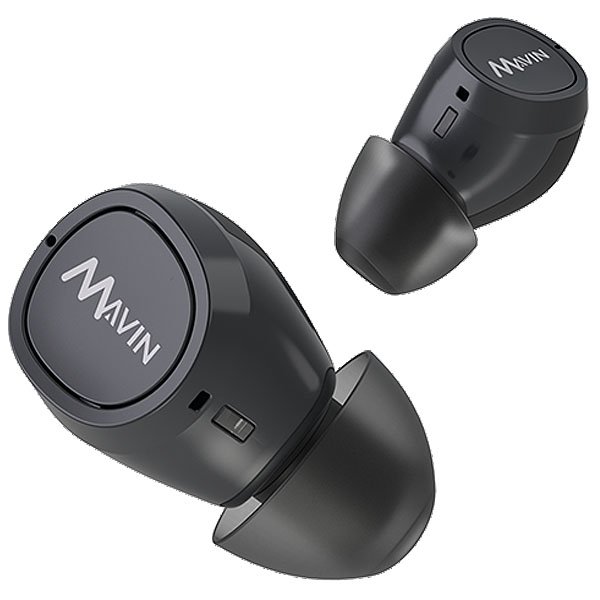 Mavin Air-X True Wireless Bluetooth In-Ear Earphone with Mic - Black Mavin Air-X True Wireless Bluetooth In-Ear Earphone with Mic - Black