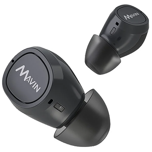 Mavin Air-X True Wireless Bluetooth In-Ear Earphone with Mic - Black
