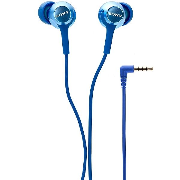 Sony MDR-EX255AP In-Ear Earphone with Mic - Blue