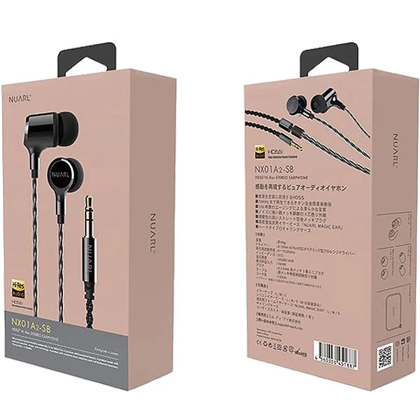 Nuarl NX01A2 HDSS Hi-Res Stereo In-Ear Earphone
