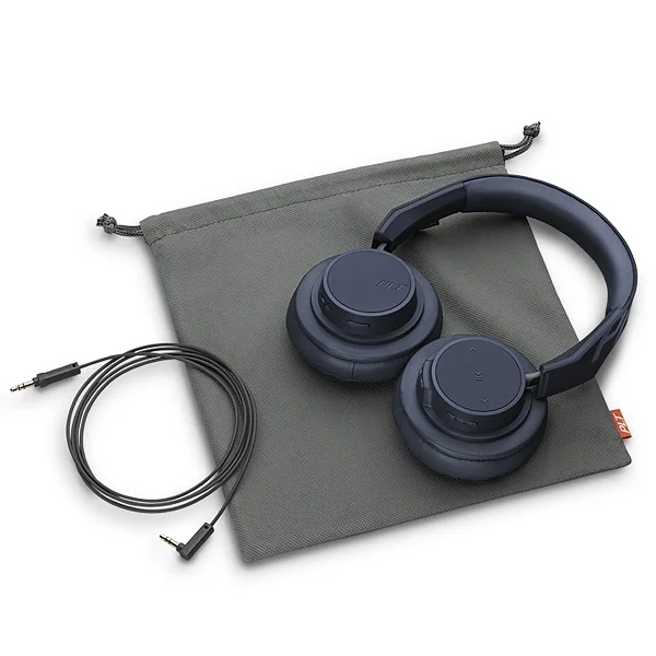 Plantronics BackBeat Go 605 Wireless Bluetooth Over-Ear Headphone with Mic - Blue