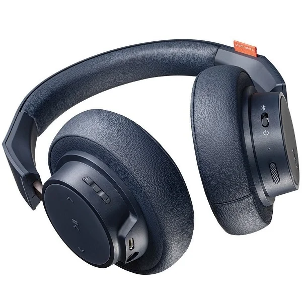 Plantronics BackBeat Go 605 Wireless Bluetooth Over-Ear Headphone with Mic - Blue