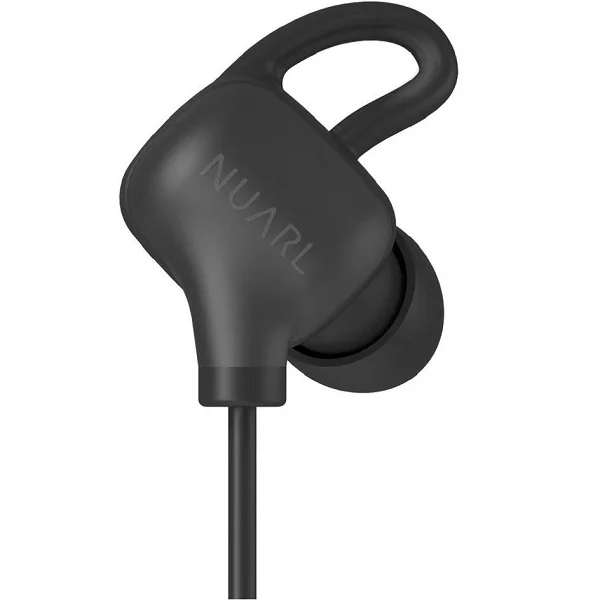 NUARL NB10R2 HDSS Wireless Bluetooth In-Ear Earphone with Mic - Matte Black