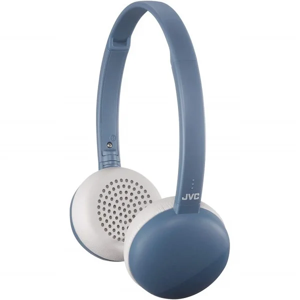 JVC HA-S20BT-A Wireless Bluetooth On-Ear Headphone with Mic - Blue