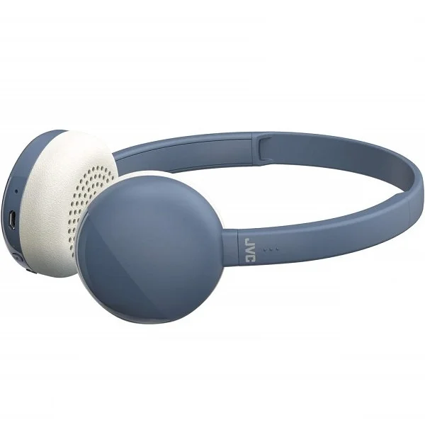 JVC HA-S20BT-A Wireless Bluetooth On-Ear Headphone with Mic - Blue