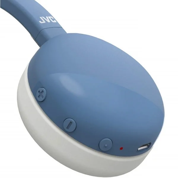 JVC HA-S20BT-A Wireless Bluetooth On-Ear Headphone with Mic - Blue
