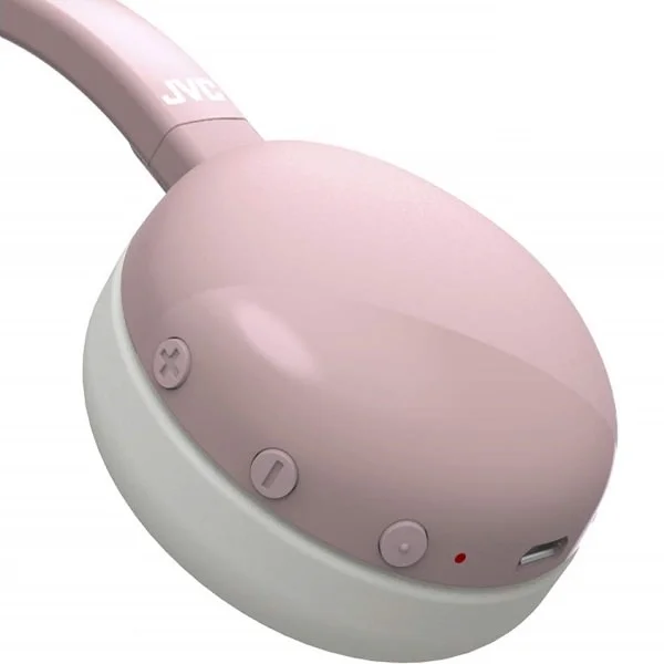 JVC HA-S20BT-P Wireless Bluetooth On-Ear Headphone with Mic - Pink