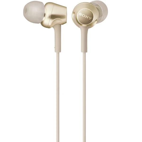 Sony MDR-EX255AP In-Ear Earphone with Mic - Gold
