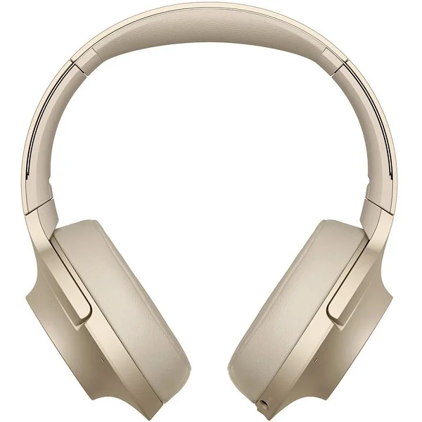 Sony WH-H900N h.ear on 2 Wireless Bluetooth Noise-Cancelling Over-Ear Headphone with Mic - Pale Gold