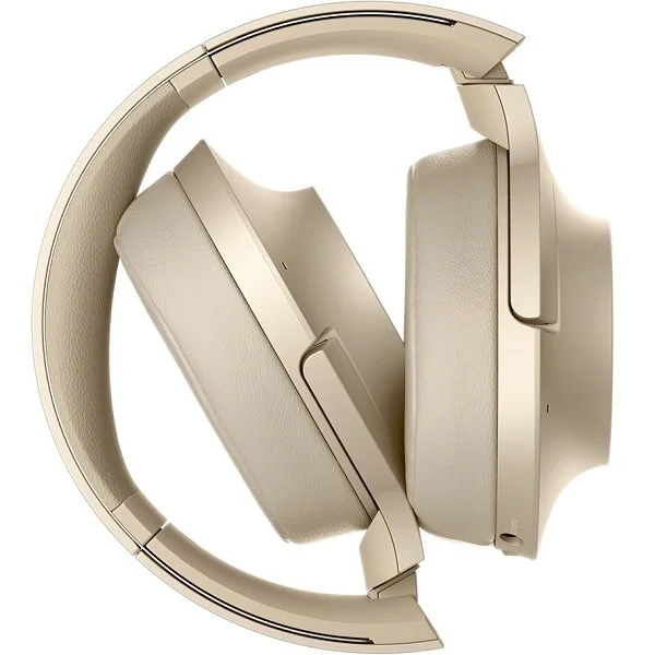 Sony WH-H900N h.ear on 2 Wireless Bluetooth Noise-Cancelling Over-Ear Headphone with Mic - Pale Gold