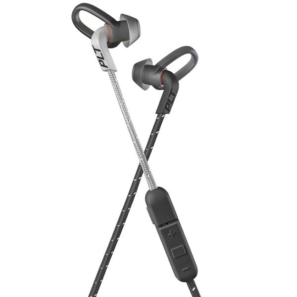 Plantronics BackBeat FIT 305 Wireless Bluetooth In-Ear Earphone with Mic - Black Grey Plantronics BackBeat FIT 305 Wireless Bluetooth In-Ear Earphone with Mic - Black Grey