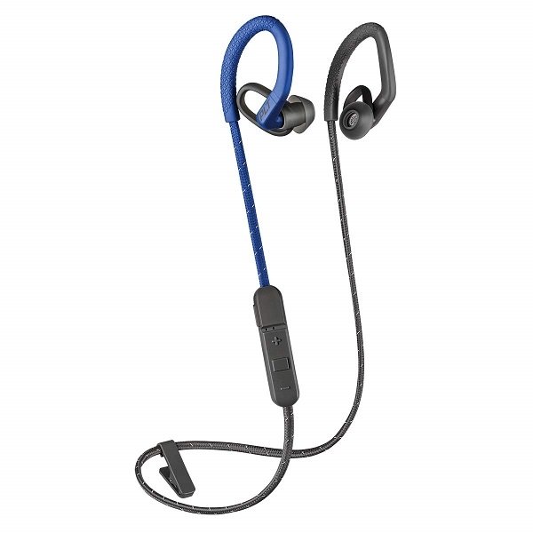 Plantronics Backbeat Fit 350 Wireless Bluetooth On-Ear Earbud with Mic - Blue