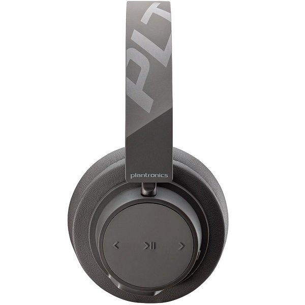 Plantronics BackBeat Go 605 Wireless Bluetooth Over-Ear Headphone with Mic - Grey