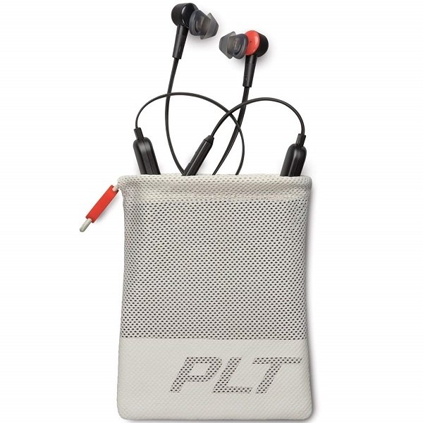 Plantronics BackBeat GO 410 Noise-Cancelling Wireless Bluetooth Neckband In-Ear Earphone with Mic - Graphite