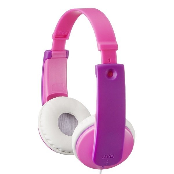 JVC HA-KD7 On-Ear Headphone for Kids - Pink