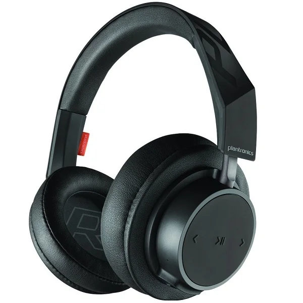 Plantronics BackBeat Go 605 Wireless Bluetooth Over-Ear Headphone with Mic - Black