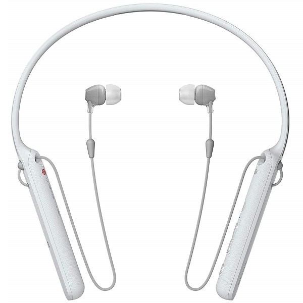 Sony WI-C400 Wireless Bluetooth Neckband In-Ear Earphone with Mic - White Sony WI-C400 Wireless Bluetooth Neckband In-Ear Earphone with Mic - White