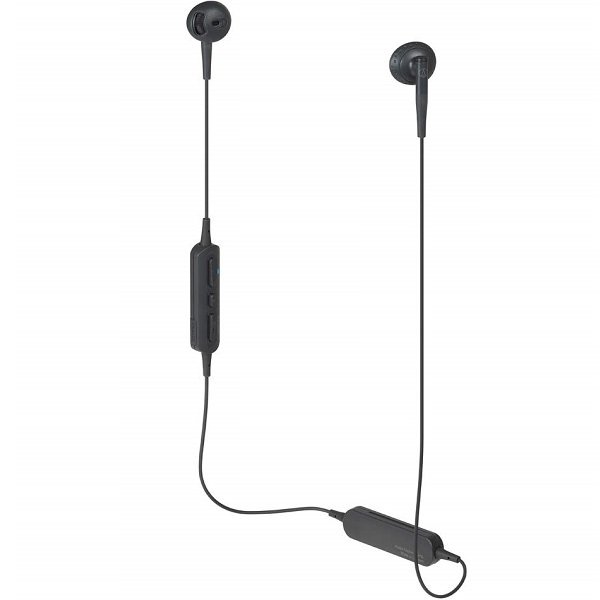 Audio-Technica ATH-C200BT Wireless Bluetooth In-Ear Earphone with Mic - Black