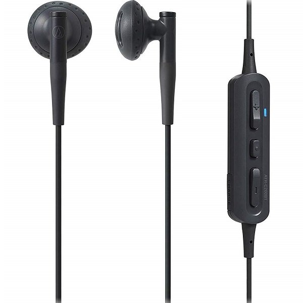 Audio-Technica ATH-C200BT Wireless Bluetooth In-Ear Earphone with Mic - Black