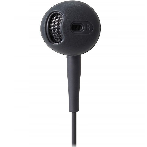 Audio-Technica ATH-C200iS On-Ear Earphone with Mic - Black