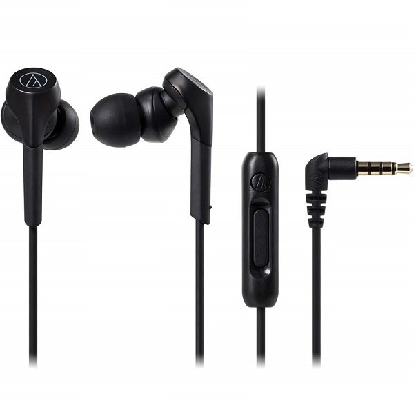 Audio-Technica ATH-CKS550XiS In-Ear Earphone with Mic - Black