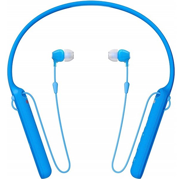 Sony WI-C400 Wireless Bluetooth Neckband In-Ear Earphone with Mic - Blue Sony WI-C400 Wireless Bluetooth Neckband In-Ear Earphone with Mic - Blue