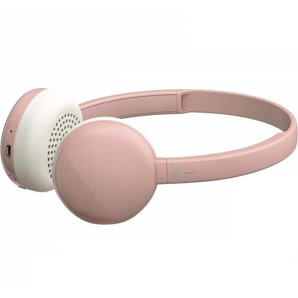 JVC HA-S20BT-P Wireless Bluetooth On-Ear Headphone with Mic - Pink