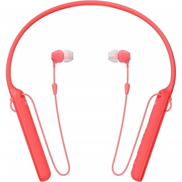 Sony WI-C400 Wireless Bluetooth Neckband In-Ear Earphone with Mic - Red Sony WI-C400 Wireless Bluetooth Neckband In-Ear Earphone with Mic - Red