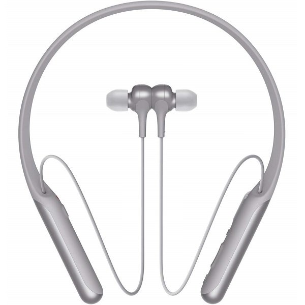 Sony WI-C600N Noise-Cancelling Wireless Bluetooth Neckband In-Ear Earphone with Mic - Silver
