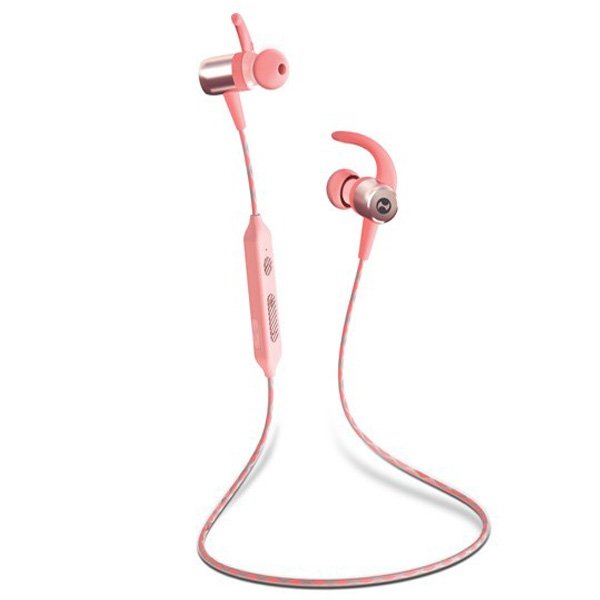 Purdio Flash SX35 Wireless Bluetooth In-Ear Earphone with Mic - Angel Pink