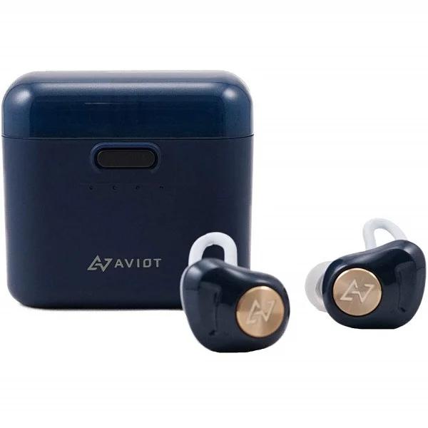AVIOT TE-D01d True Wireless Bluetooth In-Ear Earphone with Mic - Navy Blue