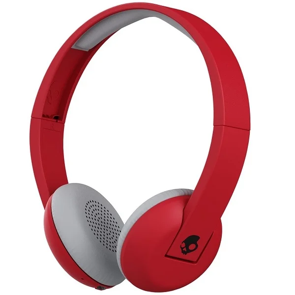 Skullcandy Uproar Wireless Bluetooth On-Ear Headphone with Mic - Red
