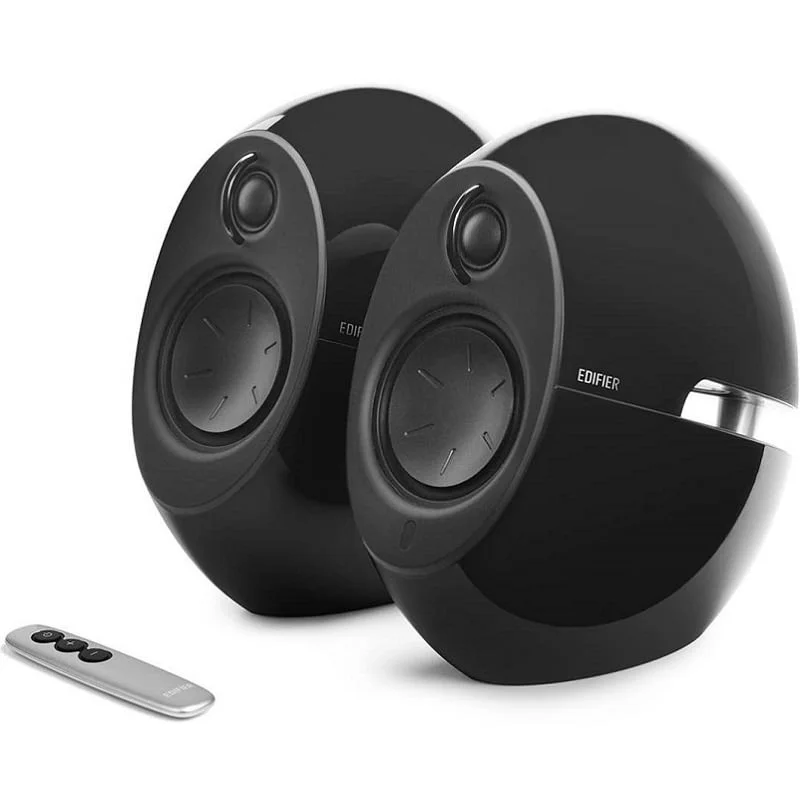 Edifier Luna HD (e25HD) Wireless Bluetooth Desktop Bookshelf Speakers - Black