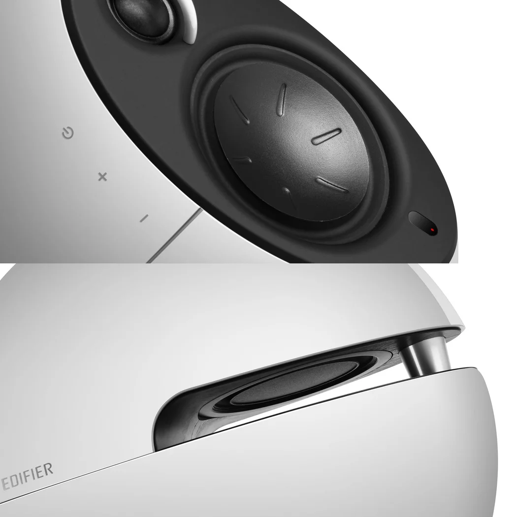 Edifier Luna HD (e25HD) Wireless Bluetooth Desktop Bookshelf Speakers - White