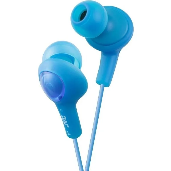 JVC HA-FX5 Gumy Plus In-Ear Earphone with Mic - Peppermint Blue