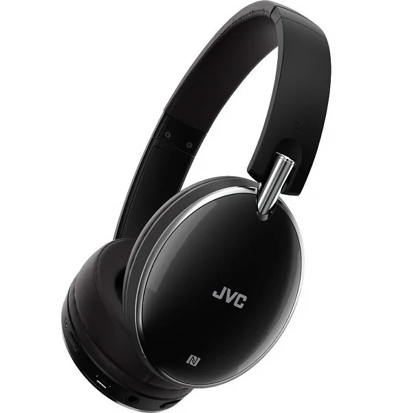 JVC HA-S90BN Noise-Cancelling Wireless Bluetooth Over-Ear Headphone with Mic