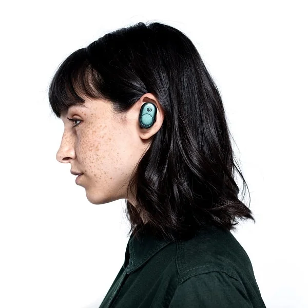 Skullcandy Push True Wireless Bluetooth In-Ear Earphone with Mic - Psychotropical Teal