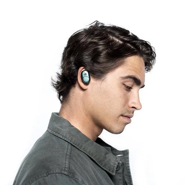 Skullcandy Push True Wireless Bluetooth In-Ear Earphone with Mic - Psychotropical Teal