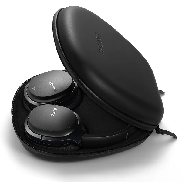 Edifier W860NB Wireless Bluetooth Noise-Cancelling Over-Ear Headphone with Mic - Black
