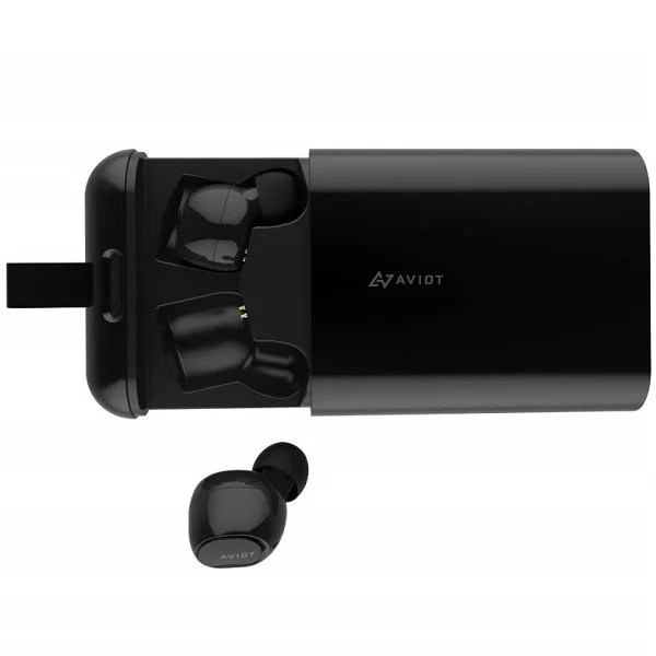 AVIOT TE-D01b True Wireless Bluetooth In-Ear Earphone with Mic - Black