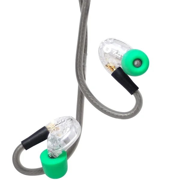 ADV. Model 3 Wired/Wireless Bluetooth In-Ear Earphone with Mic - Clear