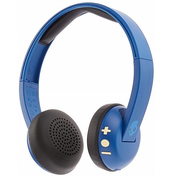 Skullcandy Uproar Wireless Bluetooth On-Ear Headphone with Mic - Blue