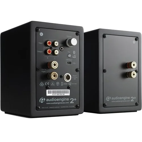 Audioengine A2+ Wireless Bluetooth Desktop Bookshelf Speakers - Satin Black
