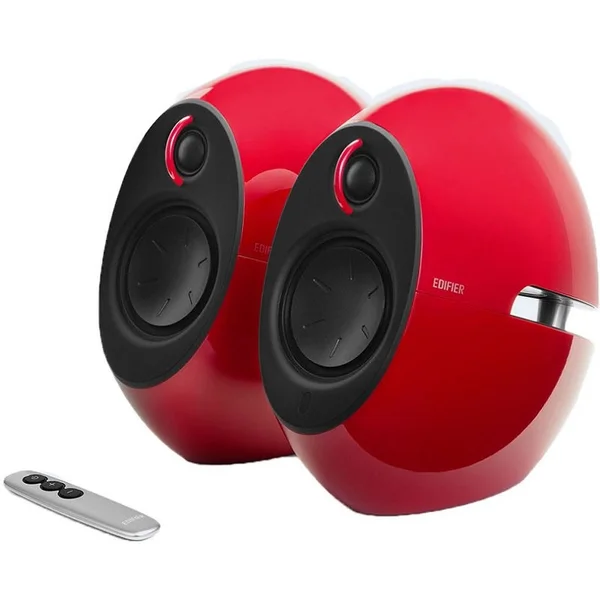 Edifier Luna HD (e25HD) Wireless Bluetooth Desktop Bookshelf Speakers - Red
