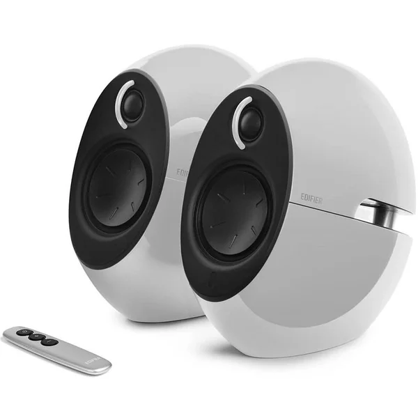 Edifier Luna HD (e25HD) Wireless Bluetooth Desktop Bookshelf Speakers - White
